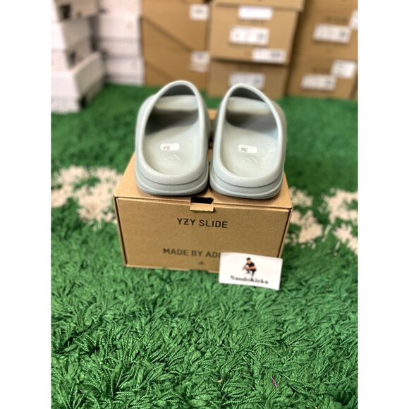 adidas gazelle silver green womens adidas Yeezy Slide Slate Grey (2022/2024) – Three House main image 0